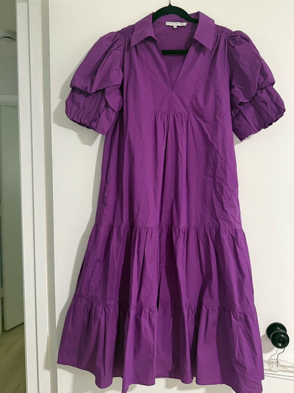 English factory purple dress size small